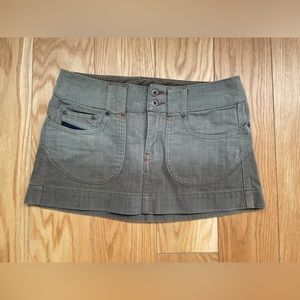 Vintage Diesel low rise jean skirt